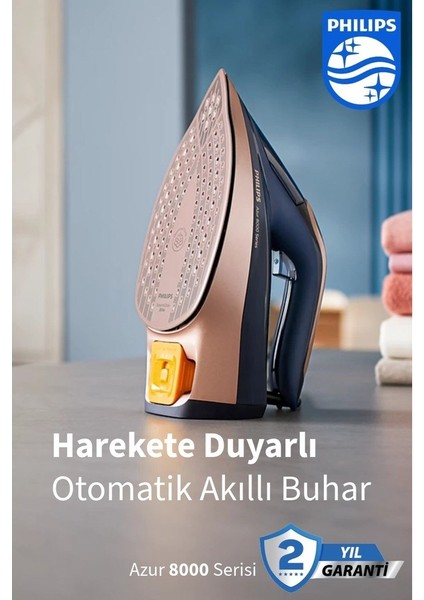 Akıllı Sensörlü Kumaşa Göre Isı Ayarlayan Azur Buharlı Ütü 8000 Serisi, 260G Turbo Şok Buhar, 3000 W+ Yün&hav Temizleyici fiyatları