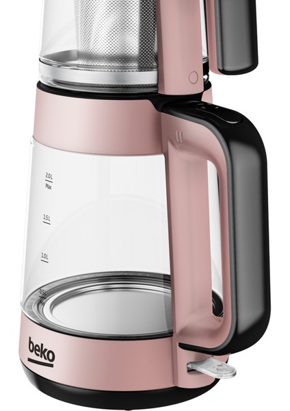 CM 5964 R Floral 1900 W Çay Makinesi Rose Gold