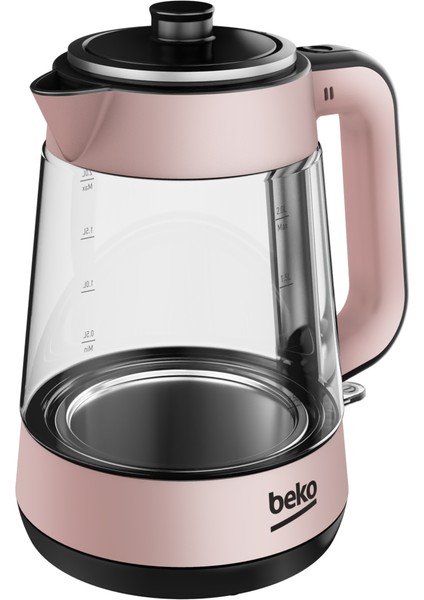 CM 5964 R Floral 1900 W Çay Makinesi Rose Gold