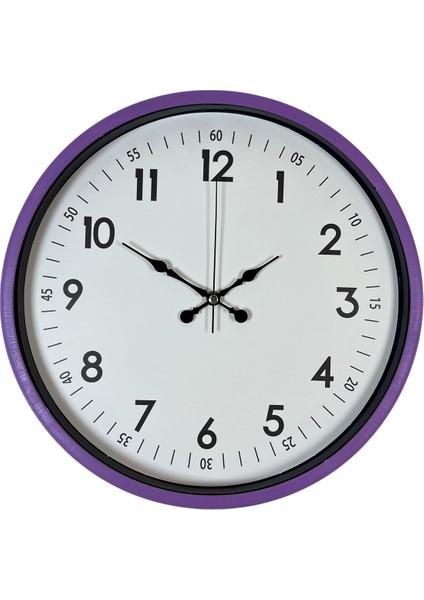 Zentime 36 cm Mor Dekoratif Duvar Saati fiyatları