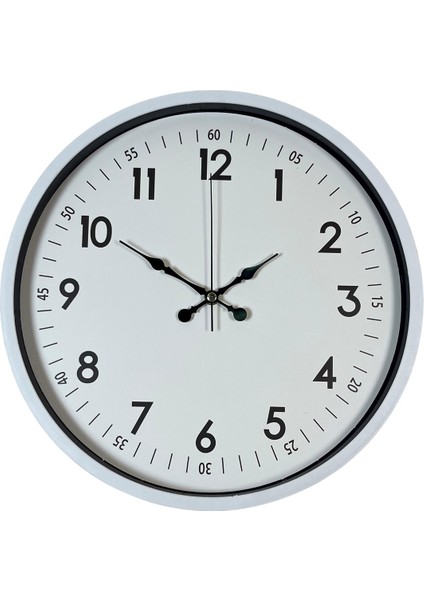 Zentime 36 cm Beyaz Dekoratif Duvar Saati fiyatları