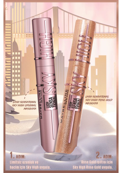 Sky High Rosegold Glitz Maskara indirimleri