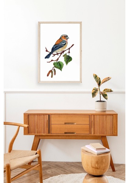 Kuş Ahşap Çerçeveli Tablo modelleri