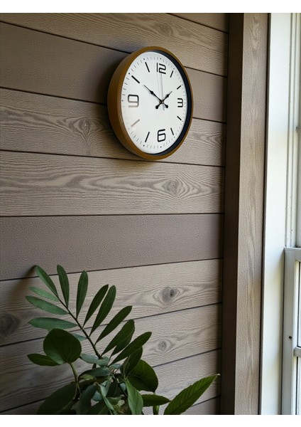 Zentime 36 cm Kahverengi Dekoratif Duvar Saati fırsatları