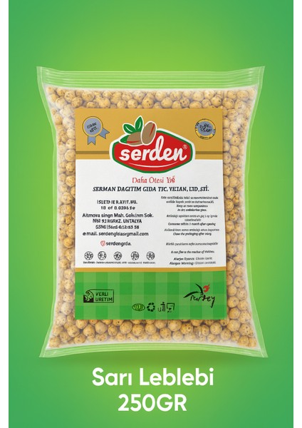 Sarı Leblebi 250GR