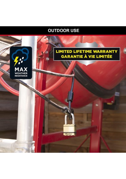 Ağır Hizmet Tipi Asma Kilit [tuş Kilidi] [lamine Çelik] [hava Koşullarına Dayanıklı] M15 fırsatları