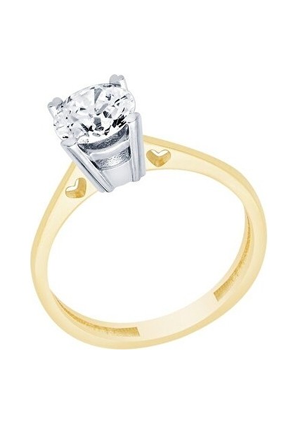 14 Ayar Tektaş Yüzük modelleri