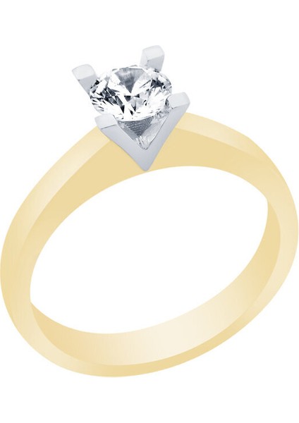 14 Ayar Tektaş Yüzük modelleri