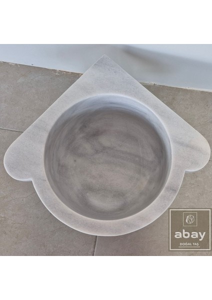 Afyon Beyaz Mermer Köşe Hamam Kurnası modelleri