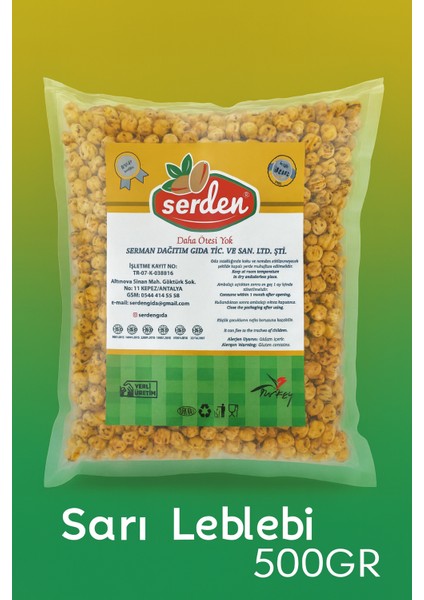 Sarı Leblebi 500GR