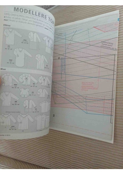 Evrensel Moda Burda Dergisi Sayı 2015/02 Subat Ayi Patron Mevcut fiyatları