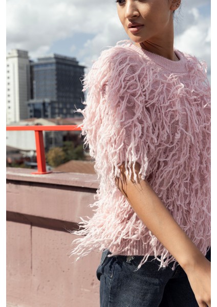 Püsküllü Triko Kazak fiyatları