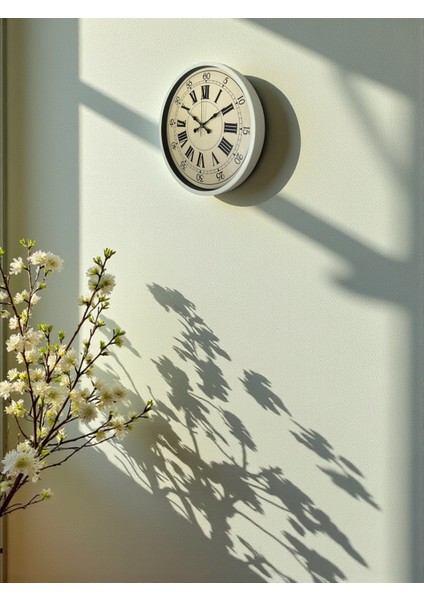 Zentime 36 cm Sarı Dekoratif Duvar Saati fırsatları