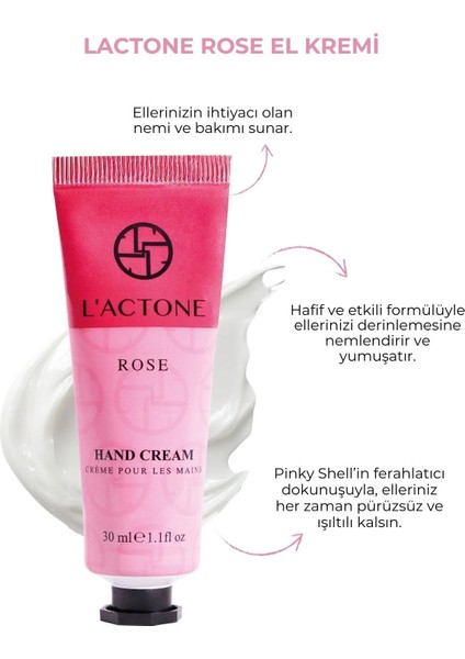 Hibiscus Strawberry & Rose & My Way Hand Cream 3’lü Set 30 ml / El Kremi - 1 Adet Oje Hediyeli fiyatları
