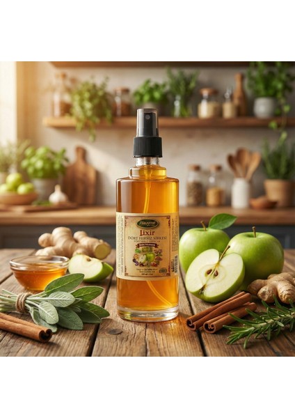 1ixir Doğal Fermente Dört Hırsız Sirkesi- Katkısız Koruyucusuz Özel Bitkisel KARIŞIM-250 ml modelleri