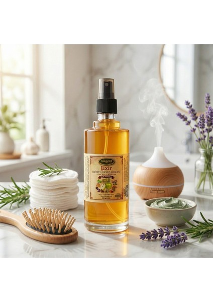 1ixir Doğal Fermente Dört Hırsız Sirkesi- Katkısız Koruyucusuz Özel Bitkisel KARIŞIM-250 ml fırsatları