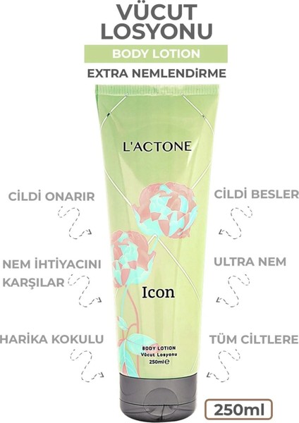 Icon Vücut Losyonu 250 ml - 1 Adet Oje Hediyeli fiyatları