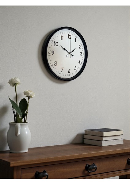 Zentime 36 cm Siyah Dekoratif Duvar Saati fırsatları