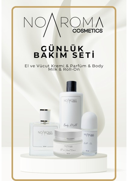 Okaliptus Kokulu Parfüm Kokulu Dörtlü Günlük Bakım Set Kalıcı Koku Etkili