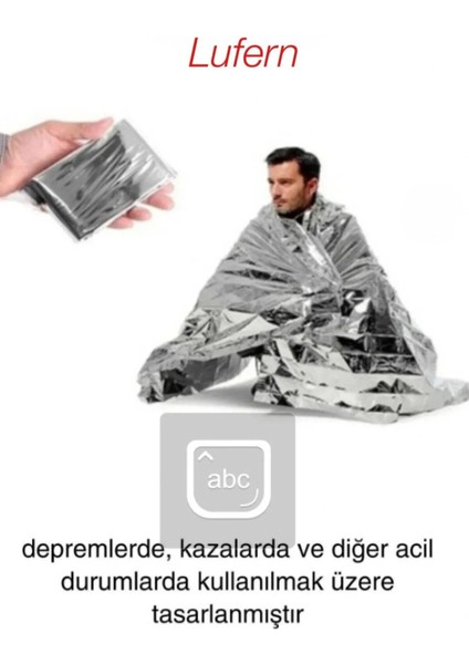 Çift Taraflı Gümüş Acil Durum Battaniyesi Soğuk Sıcak Tutan Termal Yanık Hayatta Kalma Kamp Deprem fiyatları