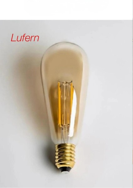 Rustik Retro Akkor LED Ampul Vintage Spiral Filament Blubs Yüksek Işıklandırma Lamba Gün Işığı E27 modelleri