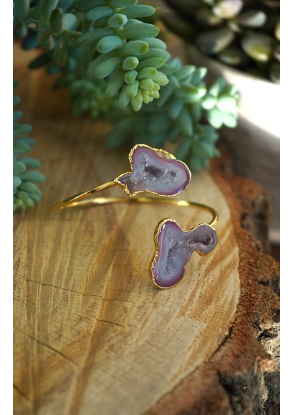 Doğal Taş Solar Akik Ayarlanabilir Helen Bileklik modelleri