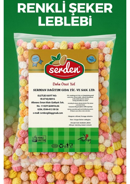 Renkli Şeker Leblebi 250GR