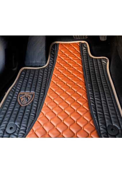 Oto Halı Paspas Seti Peugeot 106 Serisi Modelleri Uyumlu Kadife Halı Kaymaz & Şık Tasarım