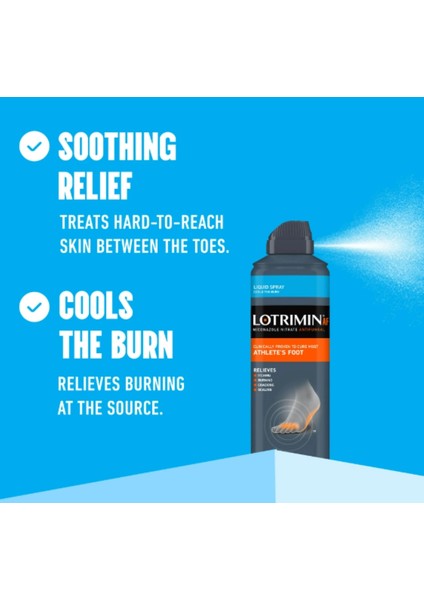 Lotrımın Lıquıd Sprey Cools The Burn Athlete's Foot Ayak Spreyi 133 G fiyatları