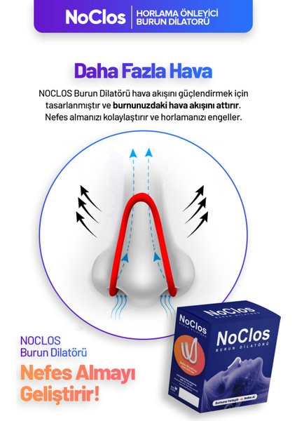 Noclos A+ 1'li Kırmızı Horlama Önleyici modelleri