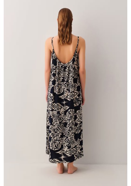 Şal Baskılı Spring Plaj Elbisesi fiyatları