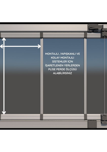 Ekru Plise Perde – Özel Ölçü, Kolay Montaj, Cam Balkon ve Pimapen Uyumlu fırsatları