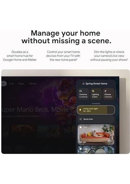 Tv Streamer 4K - Sesli Arama Uzaktan Kumandasıyla Tv&apos;nizde Hızlı Akış Eğlencesi - 4K Hdr&apos;de Film, Şov, Canlı Tv ve Netflix Izleyin - Akıllı Ev Kontrolü - 32 GB Depolama - modelleri