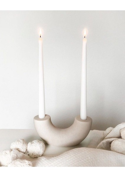 Modern Iskandinav Mumluk Seti, 2'li Şamdan ile Şıklık Katın