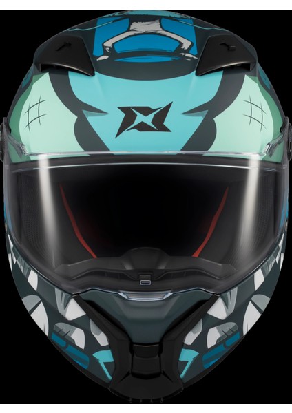 Fenix Angry Face Mat Mavi