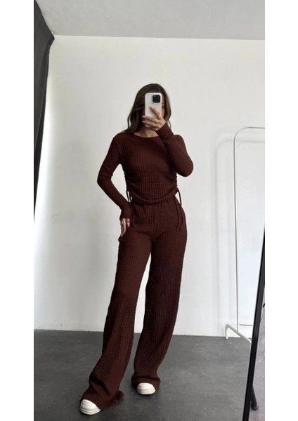 Bubble Alt Üst Takım Kahve PT510446