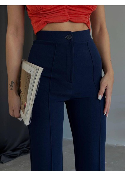 Kadın Çımalı Full Likralı Palazzo Pantolon Çekme Solma Yapmaz fırsatları