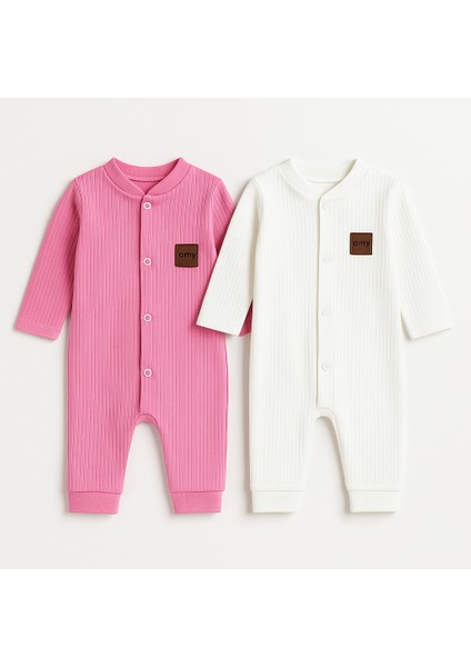 2'li %100 Pamuk Fitilli 3-6-9 Ay Tulum&hastane Çıkışı Yenidoğan Tulum Extra Konfor fiyatları