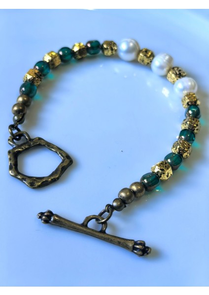 Bileklik – Gerçek Inci, Çek Kristali & Hematit Doğal Taşlı fiyatları