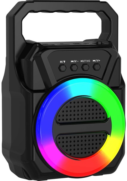 ABS-1309 Rgb Fm Kablosuz Hoparlör - Siyah fiyatları