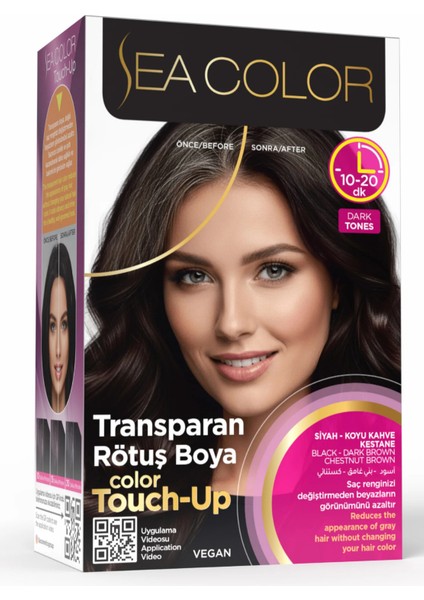 Transparan Rötüş Boyası Siyah Koyu Kahve Kestane fiyatları