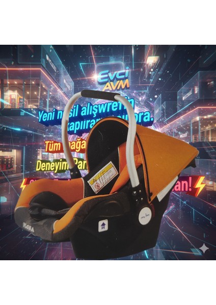 Evci Mother's Lap Taşıma Koltuğu Turuncu