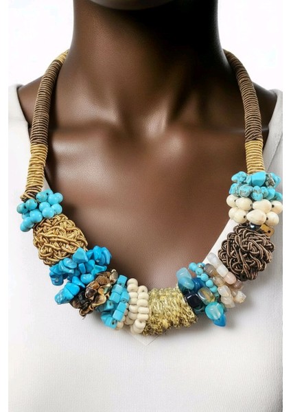 Özel Tasarım Doğal Taş Kolye