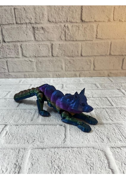 Rainbow Hareketli Kurt Masa Dekoru Esnek Eklem Yapılı fırsatları