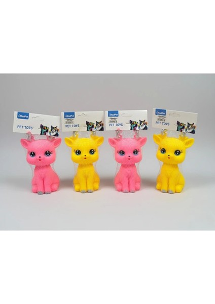 Buğz Evcil Hayvan Sesli Geyik Şeklinde Plastik Oyuncak modelleri