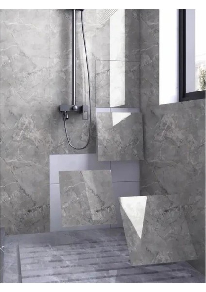 Gri Mermer Desen Duvar Sticker (30X30) fiyatları