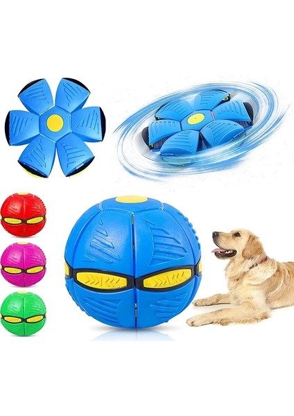 Işıklı Zıplayan Frizbi Evcil Hayvan Topu