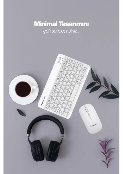 Buğz Beyaz Kablosuz Klavye ve Mouse Seti fiyatları