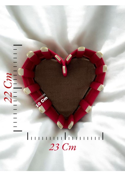 Kalp Kutu 10 Adet Yumurtalı Peluş Tavşanlı Hediye Kutusu Sepeti El Emeği