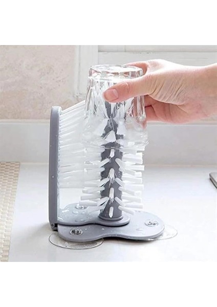 Pratik Kolay Fonksiyonel Vantuzlu Elde Bulaşık Yıkama Fırçası modelleri